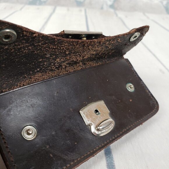 Victorian Miniature Coin Purse Edinburgh Leather - Picture 10 of 10